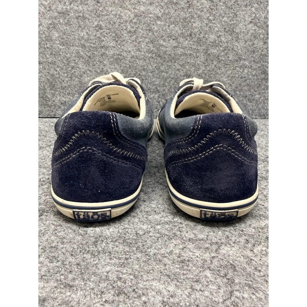 Taos Retro Star Sneakers Women Size 7.5 Blue Suede Lace Up Shoes - Picture 4 of 6